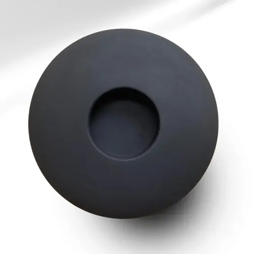 Pebble Tealight Holder – Charcoal Black