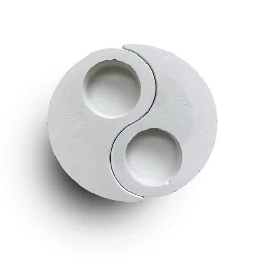 Yin Yang Twin Tealight Holder